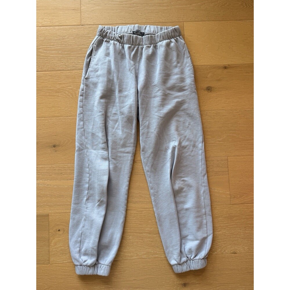 John Galt Womens Sweatpants Fleece Jogger Brandy Melville One Size Small Blue
